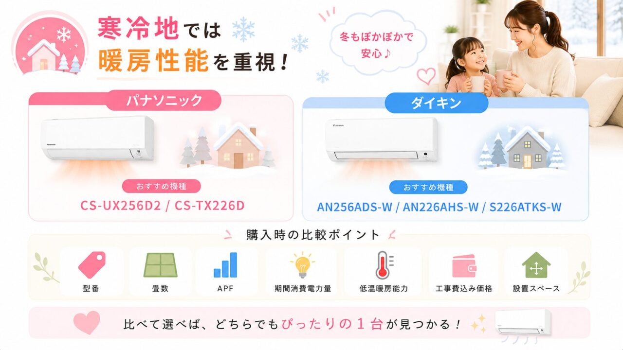 空調性能重視ならダイキンのエアコンがおすすめ