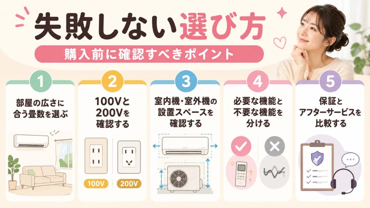 失敗しない選び方|購入前に確認すべきポイント