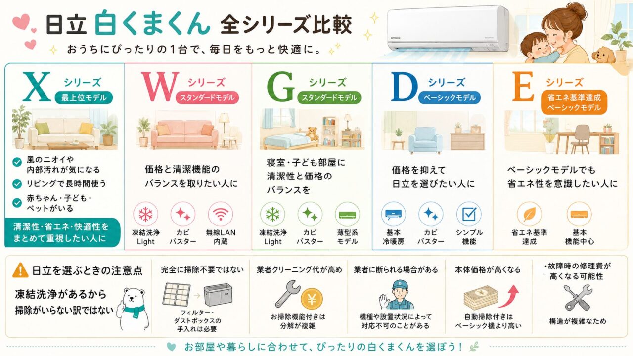日立を選ぶときの注意点：凍結洗浄があるから掃除がいらない訳ではない