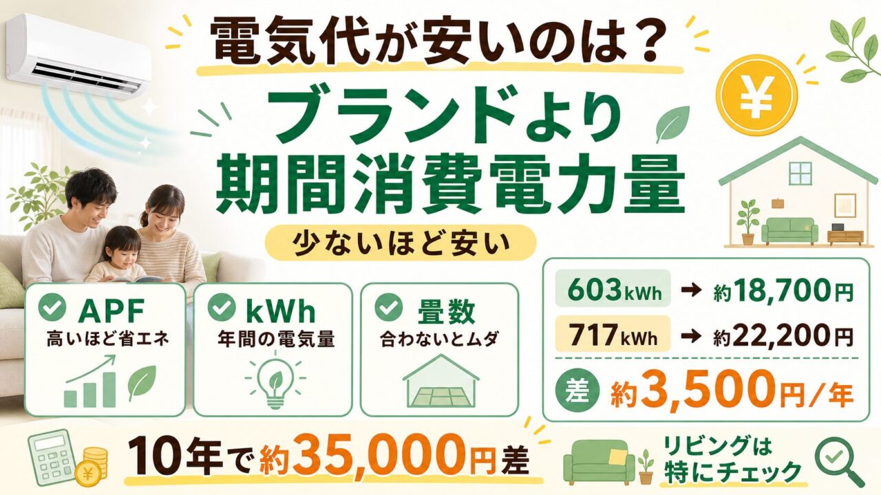 日立とダイキンのエアコン：電気代が安いのはどっち？