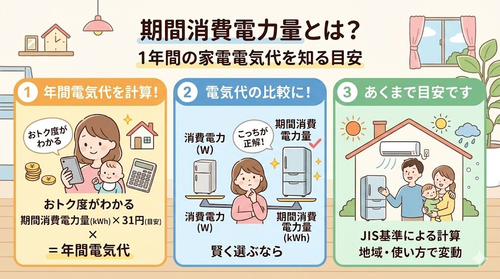 期間消費電力量とは