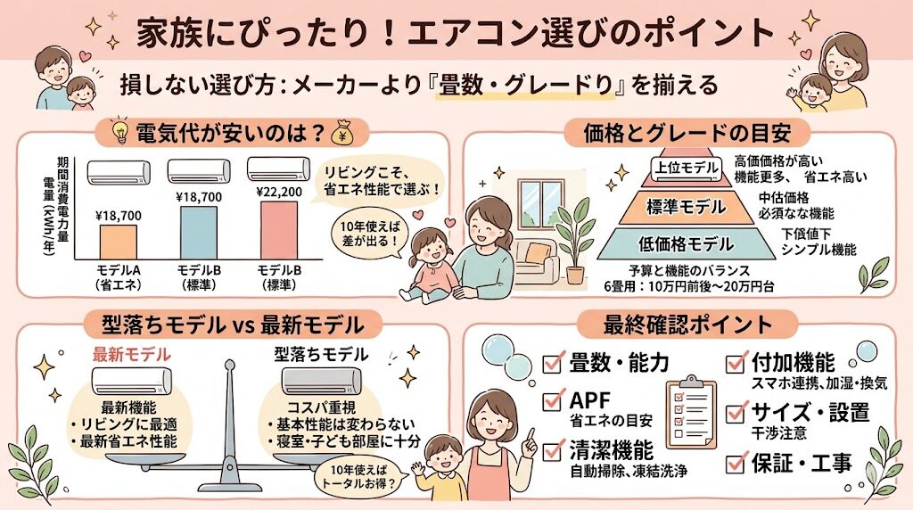 電気代・価格・型落ちモデルの選び方