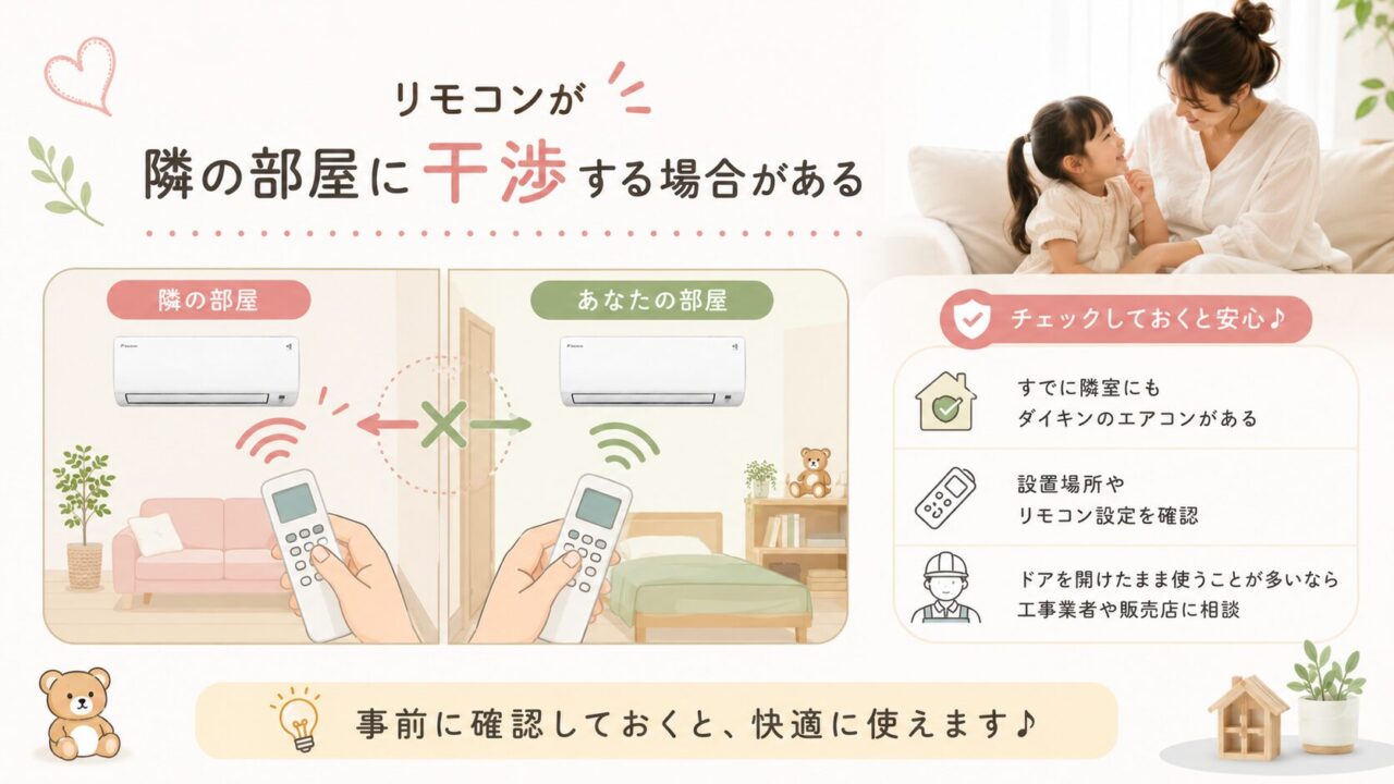 ダイキンS225ATES-Wの口コミ・評判レビューで見るリモコン干渉の注意点