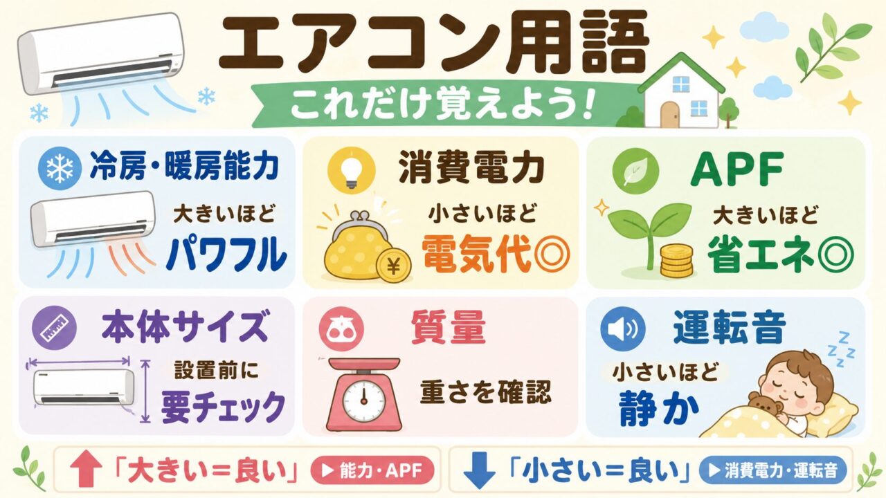 エアコン用語の意味を解説