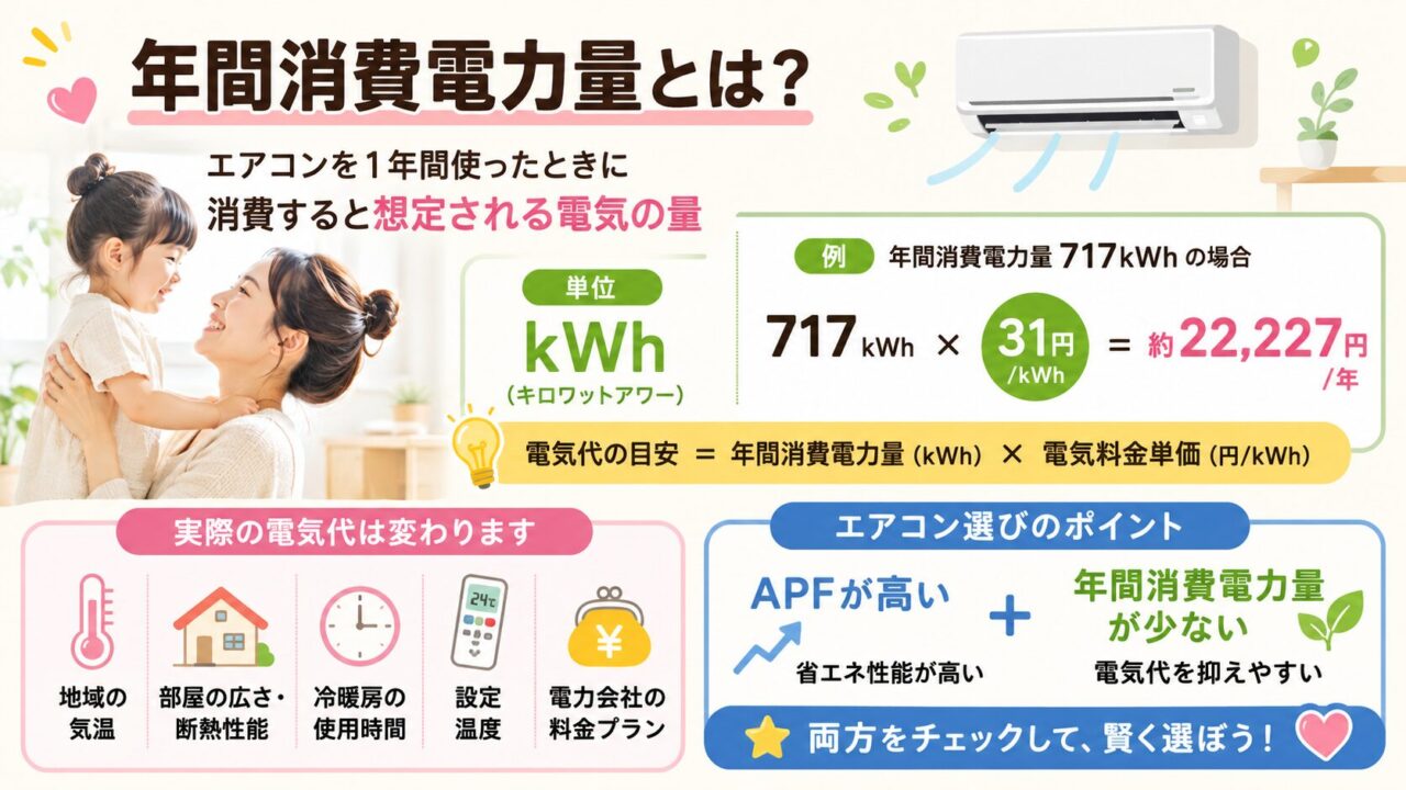 APF・期間消費電力量(年間消費電力量)とは