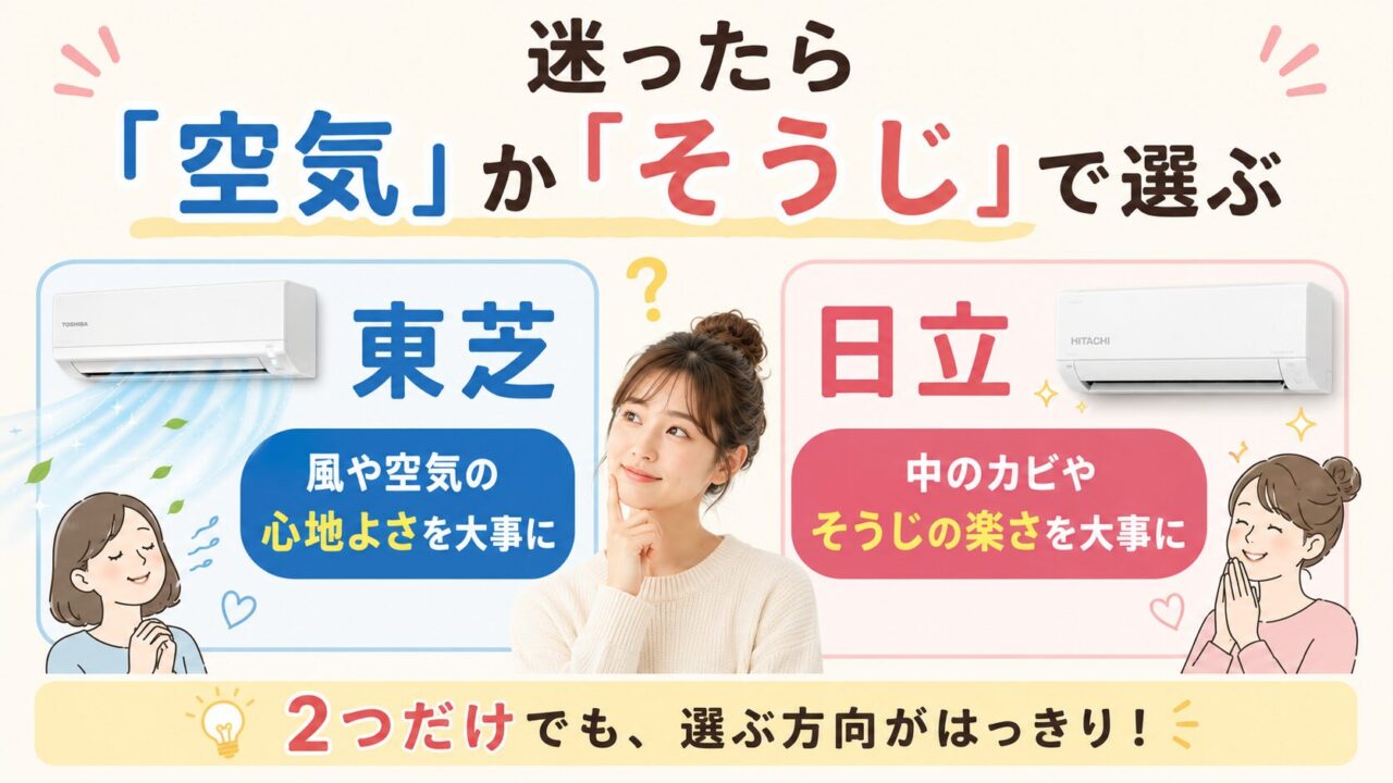 迷ったら「空気」か「掃除」で選ぶ