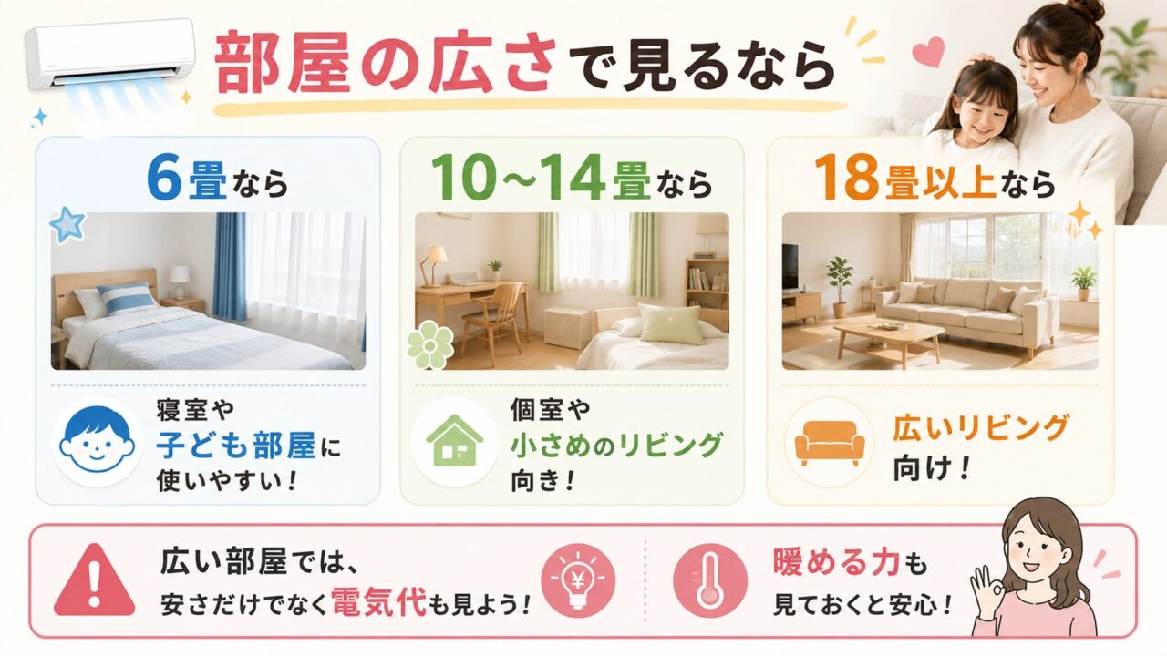部屋の広さで見るなら