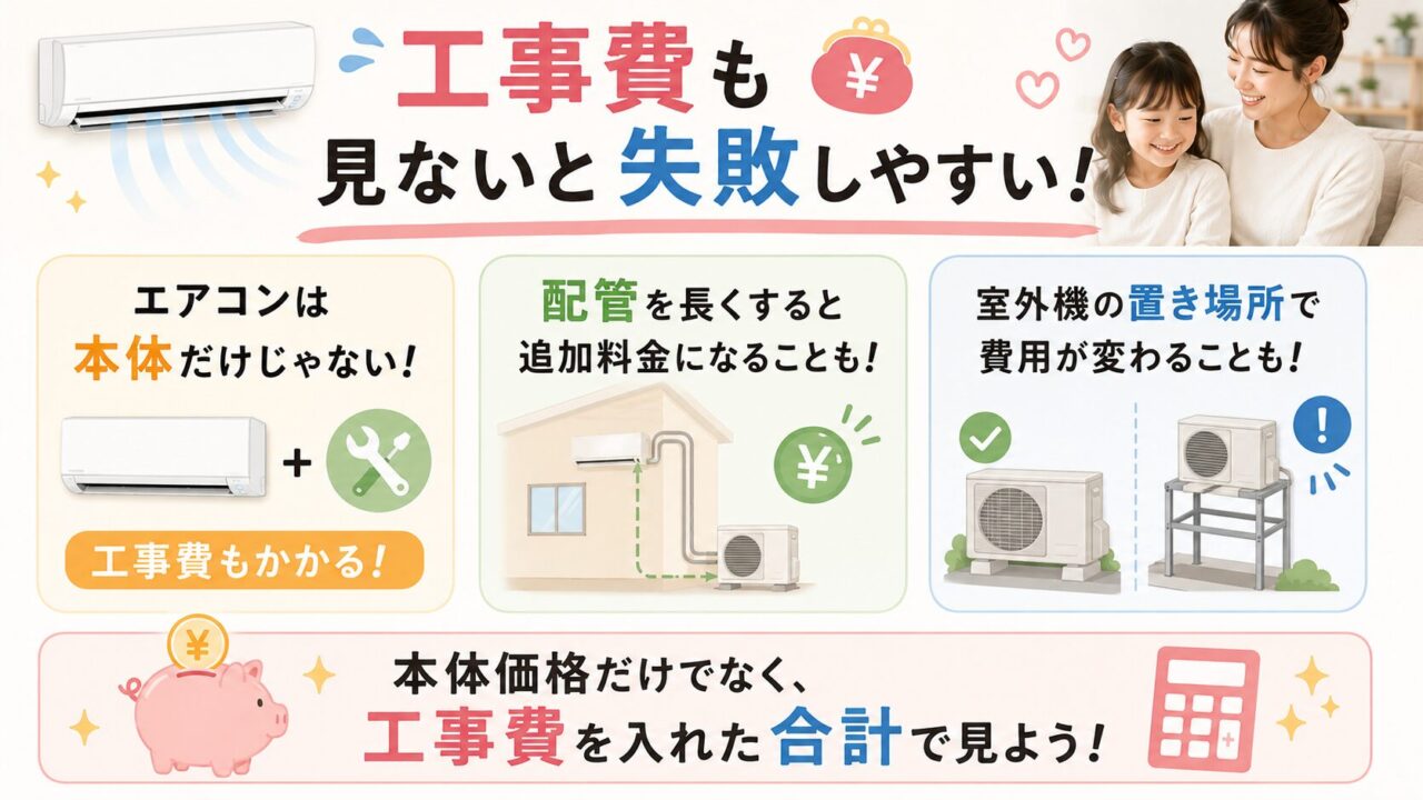 工事費も見ないと失敗しやすい