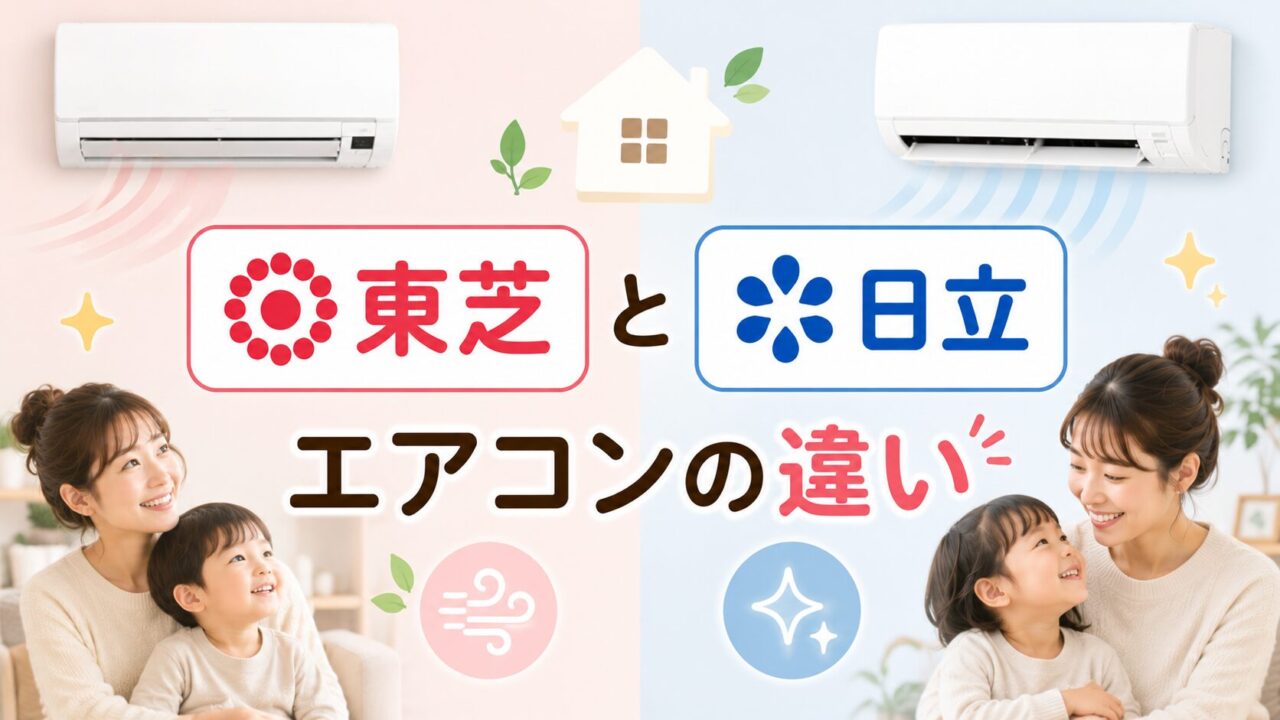 東芝と日立のエアコンの違い